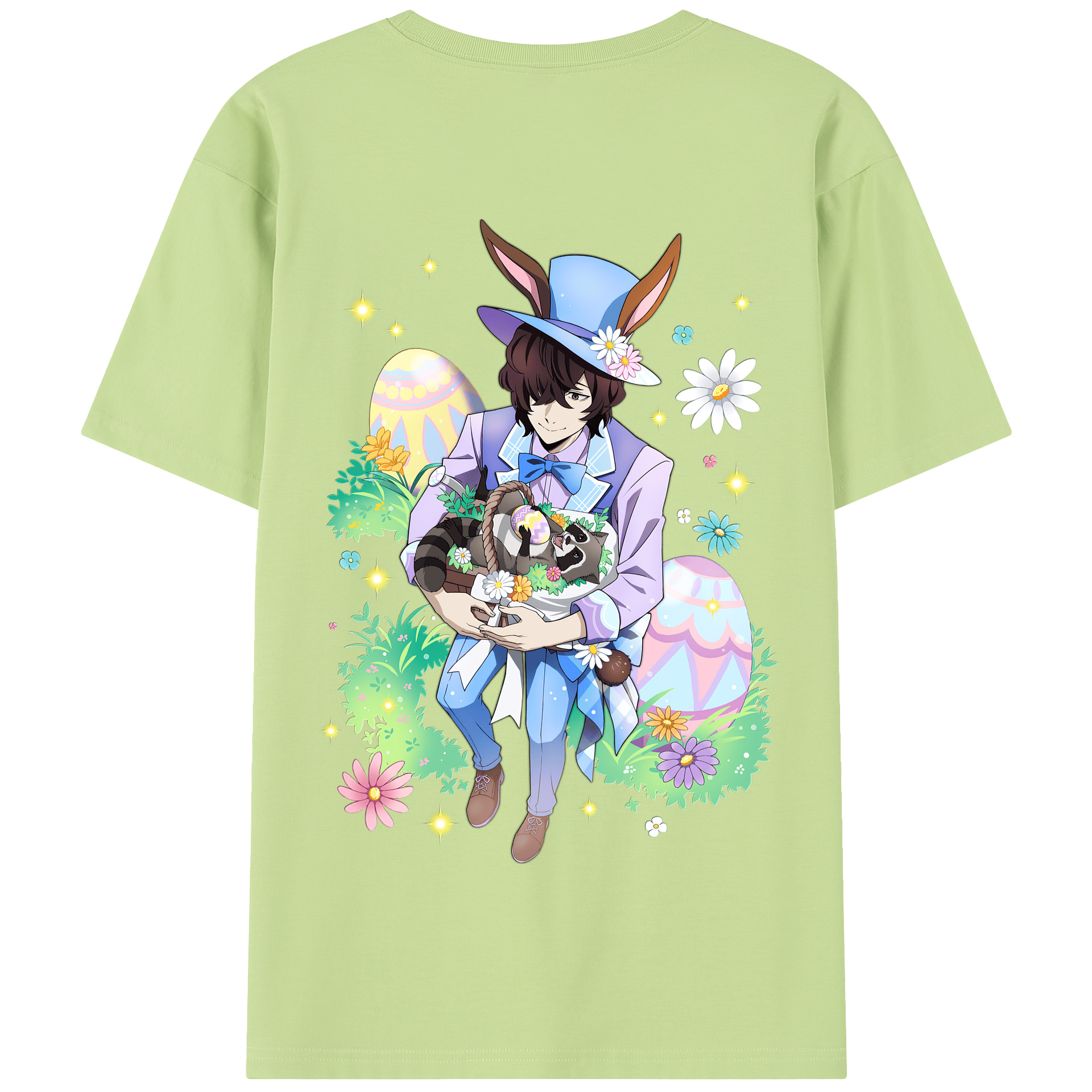 （画像用） 文豪ストレイドッグス Bungo Stray Dogs 綿100％半袖Tシャツ（背面プリント）